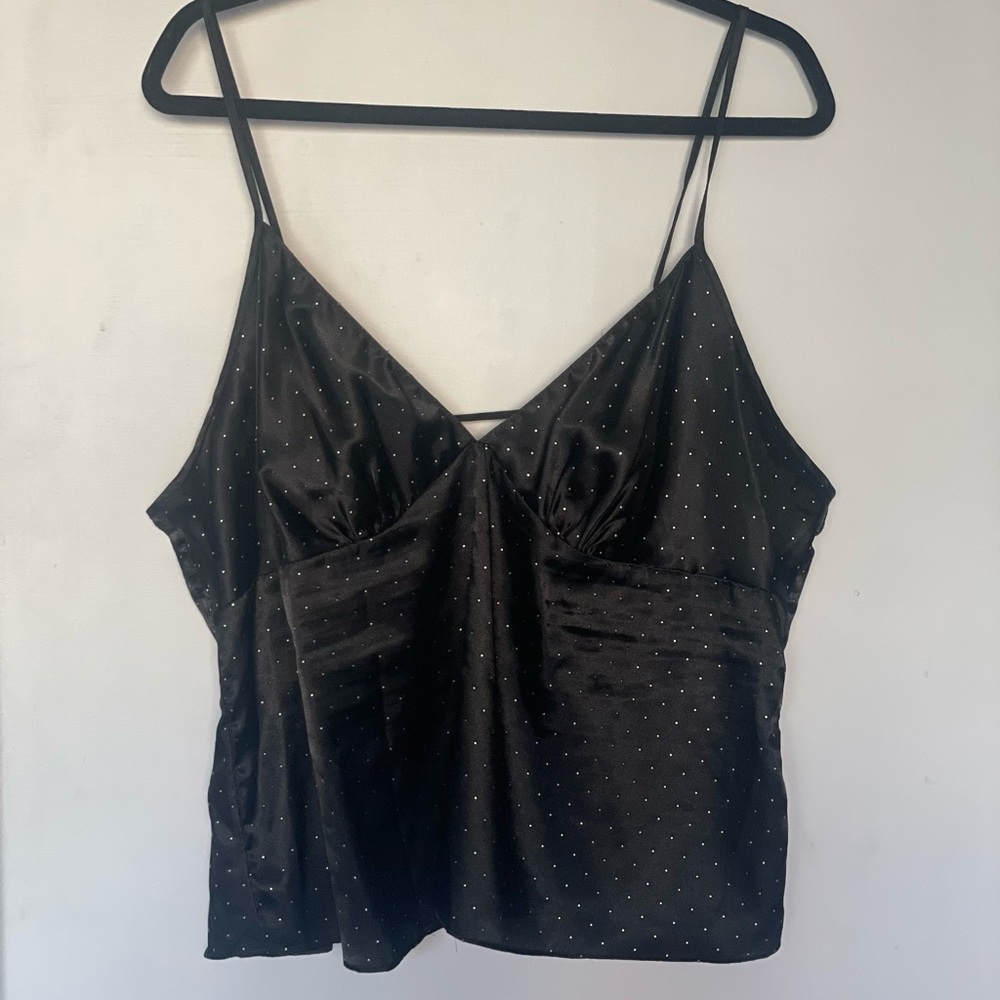 Black Satin Linea Donatella pyjama set